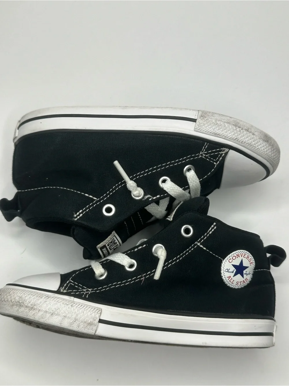 Converse Black & White Kids High-Top Sneakers